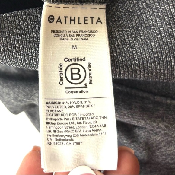 Athleta Venice Thick Highrise Dark Gray Heather Modern Joggers (M) - Picture 12 of 16